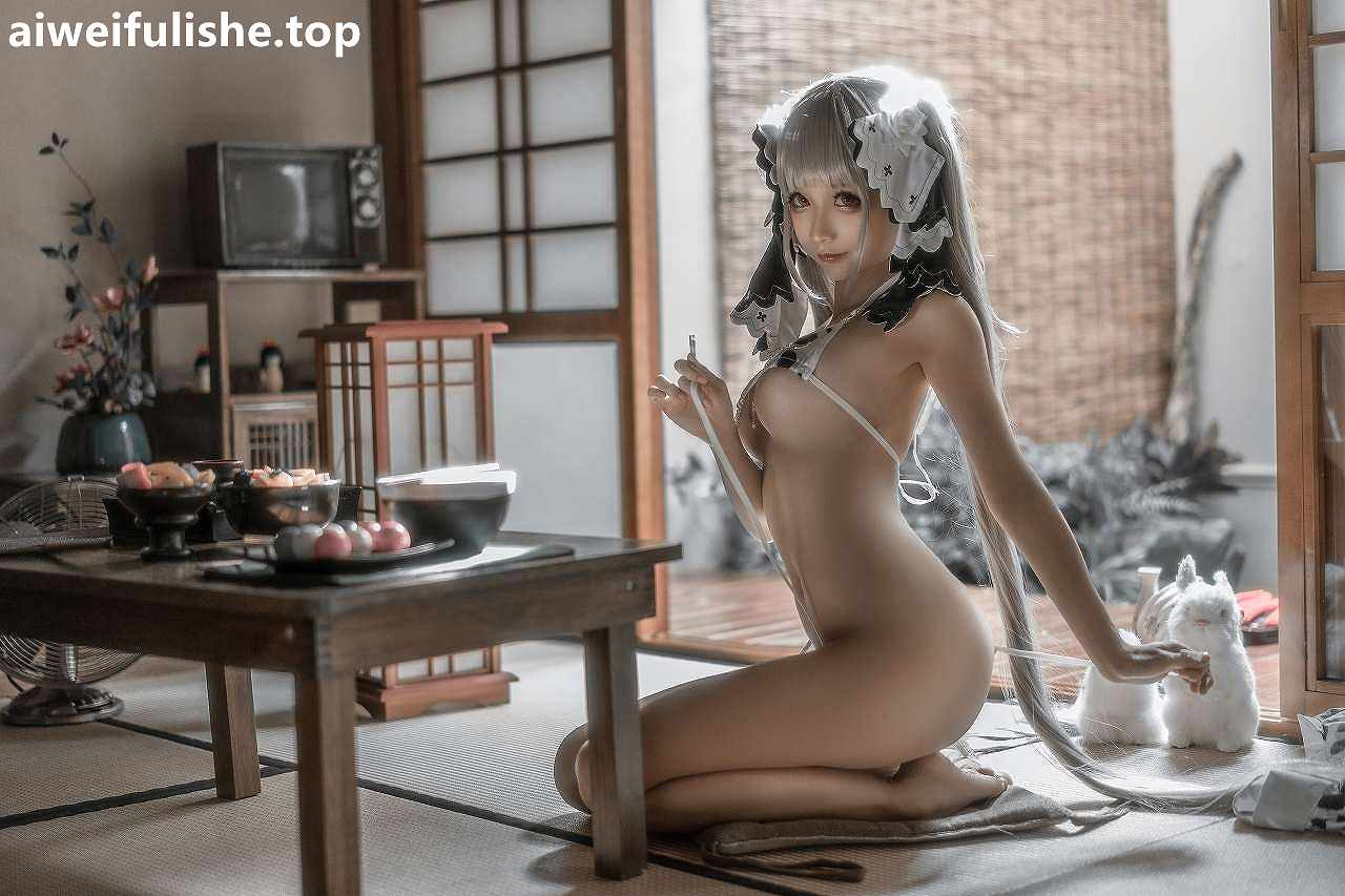 蠢沫沫-可畏婚纱绅士版[50P-632MB] cosplay美女-第1张