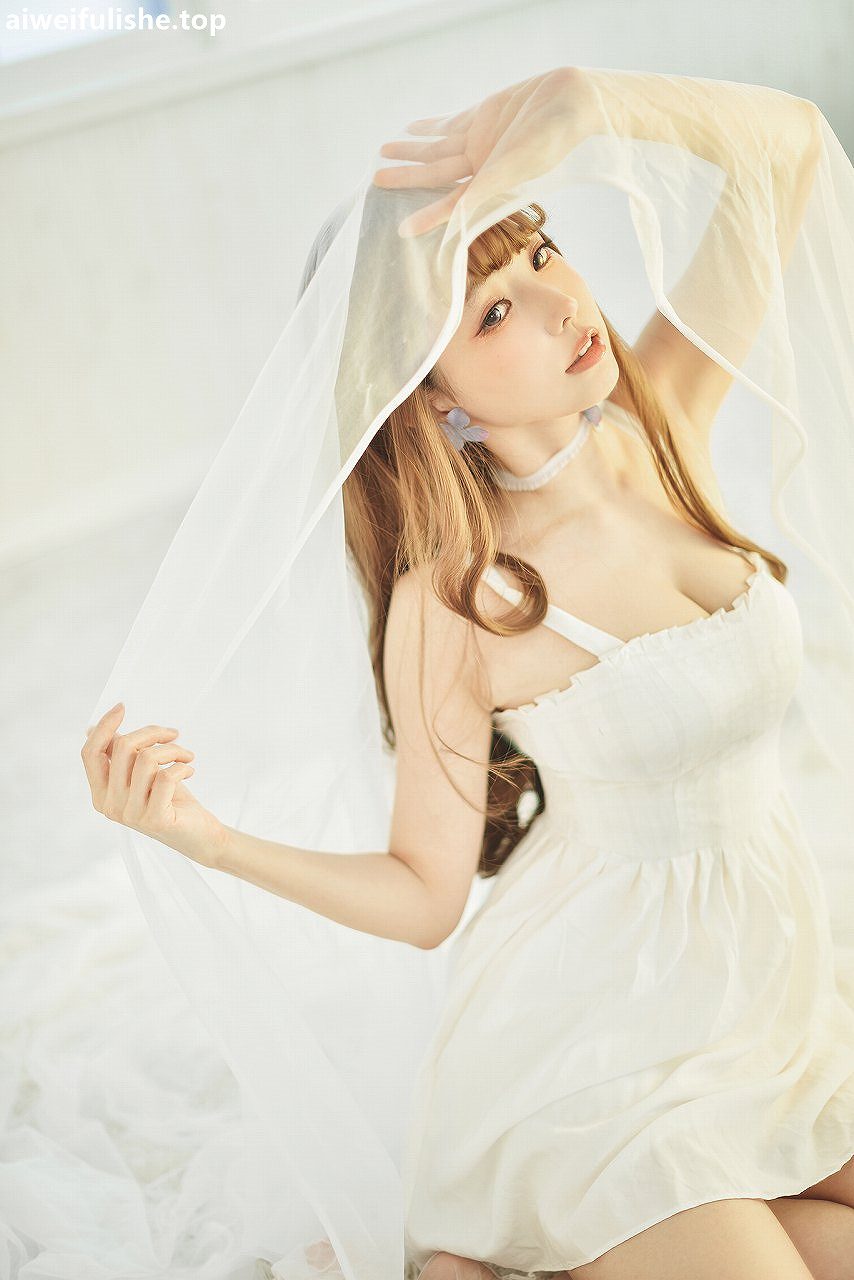 ElyEE子-White Dress [22P-27MB] 推特美女-第5张