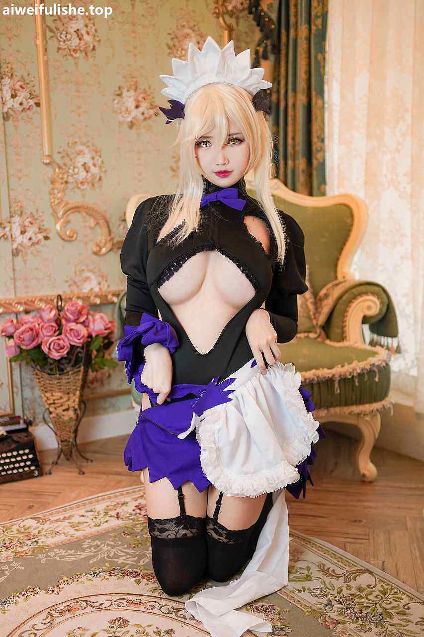 KaYa 萱-泳装阿尔托莉雅女仆 [24P-145MB] cosplay美女-第7张