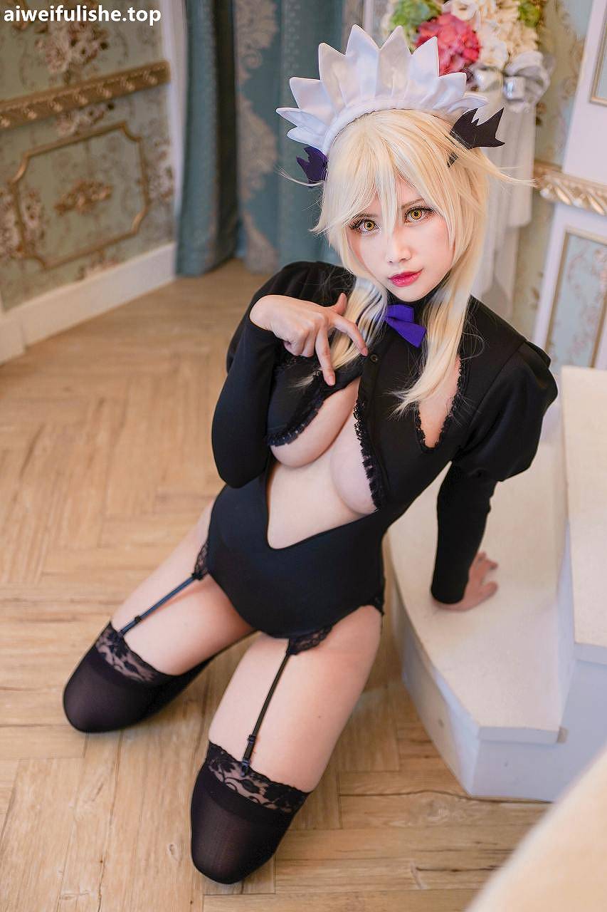 KaYa 萱-泳装阿尔托莉雅女仆 [24P-145MB] cosplay美女-第6张