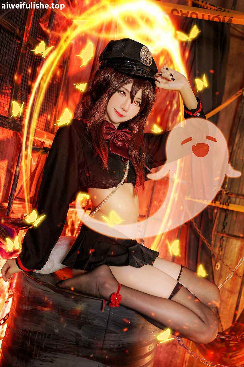 Sally Dorasnow-Hu-Tao [44P-263MB] cosplay美女-第3张