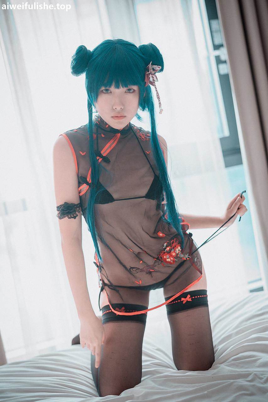 Sonson-[DJAWA] Sheer Qipao Girl-Normal Ver [45P-513MB] cosplay美女-第6张