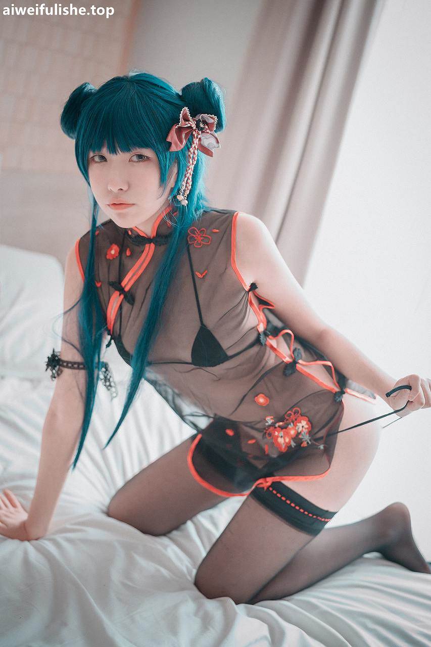 Sonson-[DJAWA] Sheer Qipao Girl-Normal Ver [45P-513MB] cosplay美女-第7张
