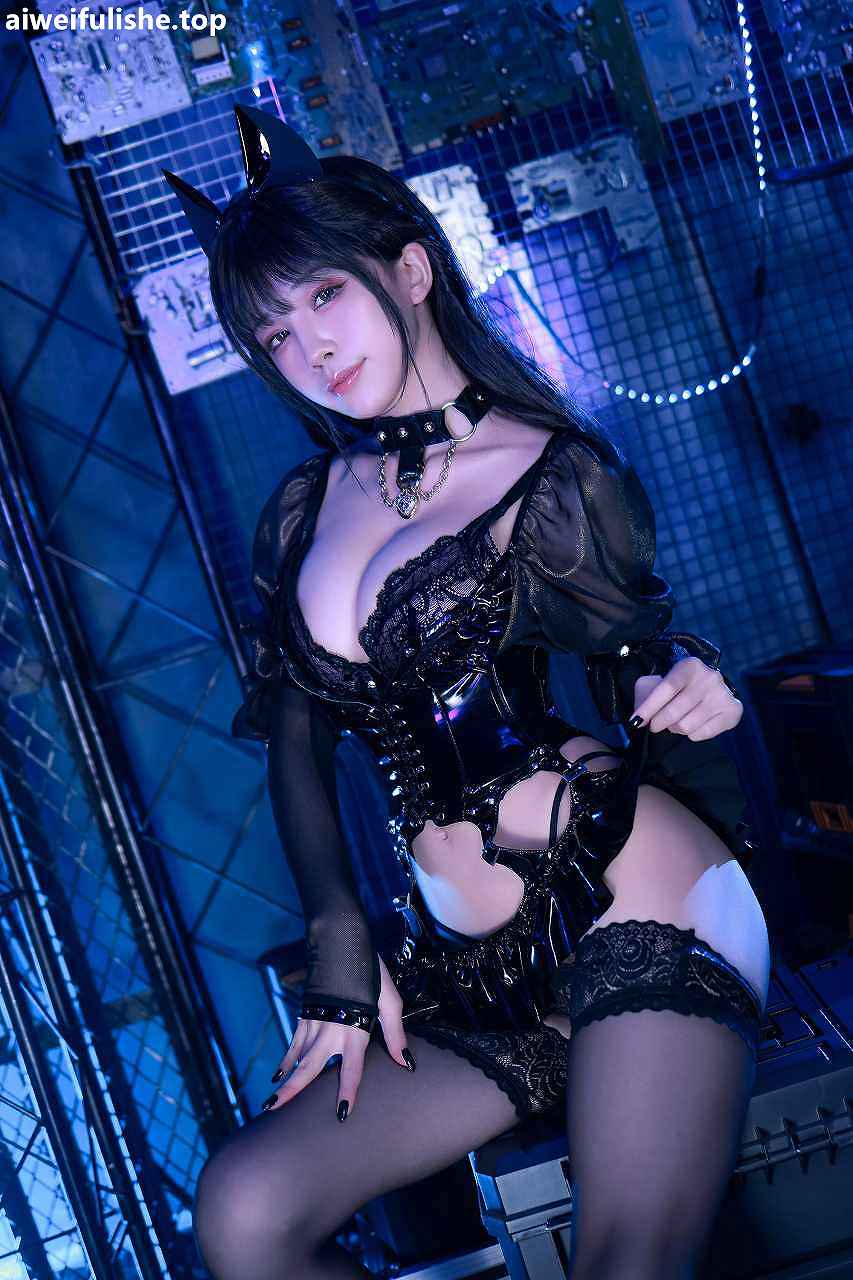 水淼Aqua-猫咪女郎-黑色猫猫 [59P-152MB] cosplay美女-第6张