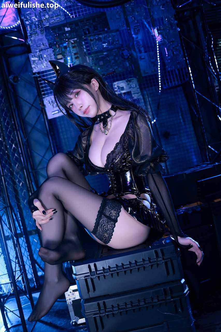 水淼Aqua-猫咪女郎-黑色猫猫 [59P-152MB] cosplay美女-第7张