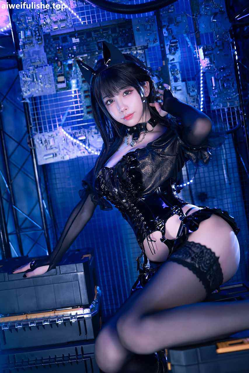 水淼Aqua-猫咪女郎-黑色猫猫 [59P-152MB] cosplay美女-第5张