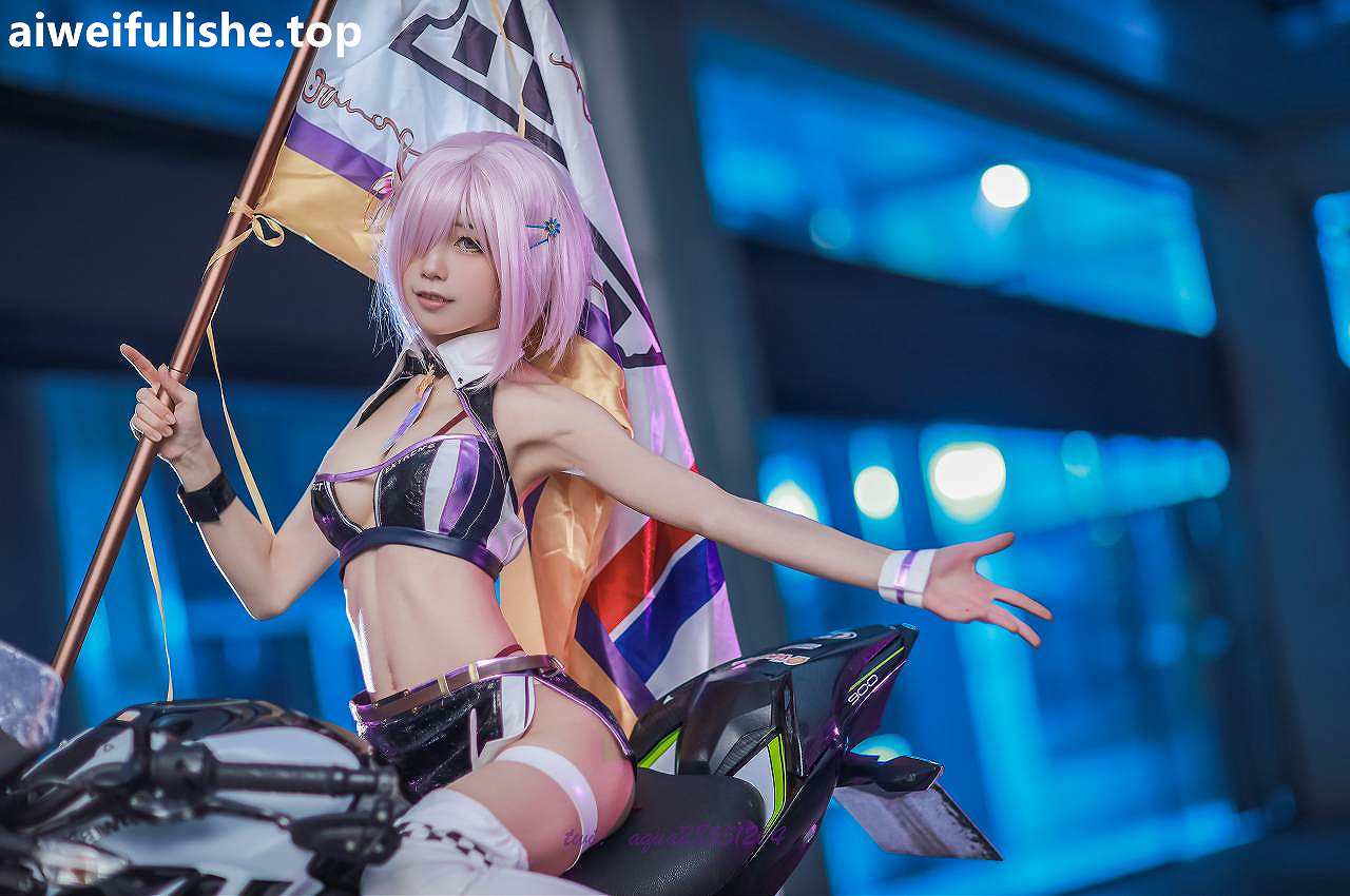 水淼Aqua-玛修同人机车装 [38P-508MB] cosplay美女-第2张