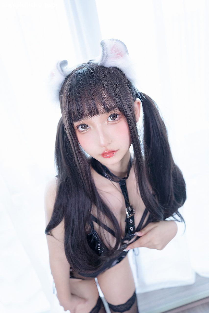 神楽坂真冬-黑 [75P-167MB] cosplay美女-第3张
