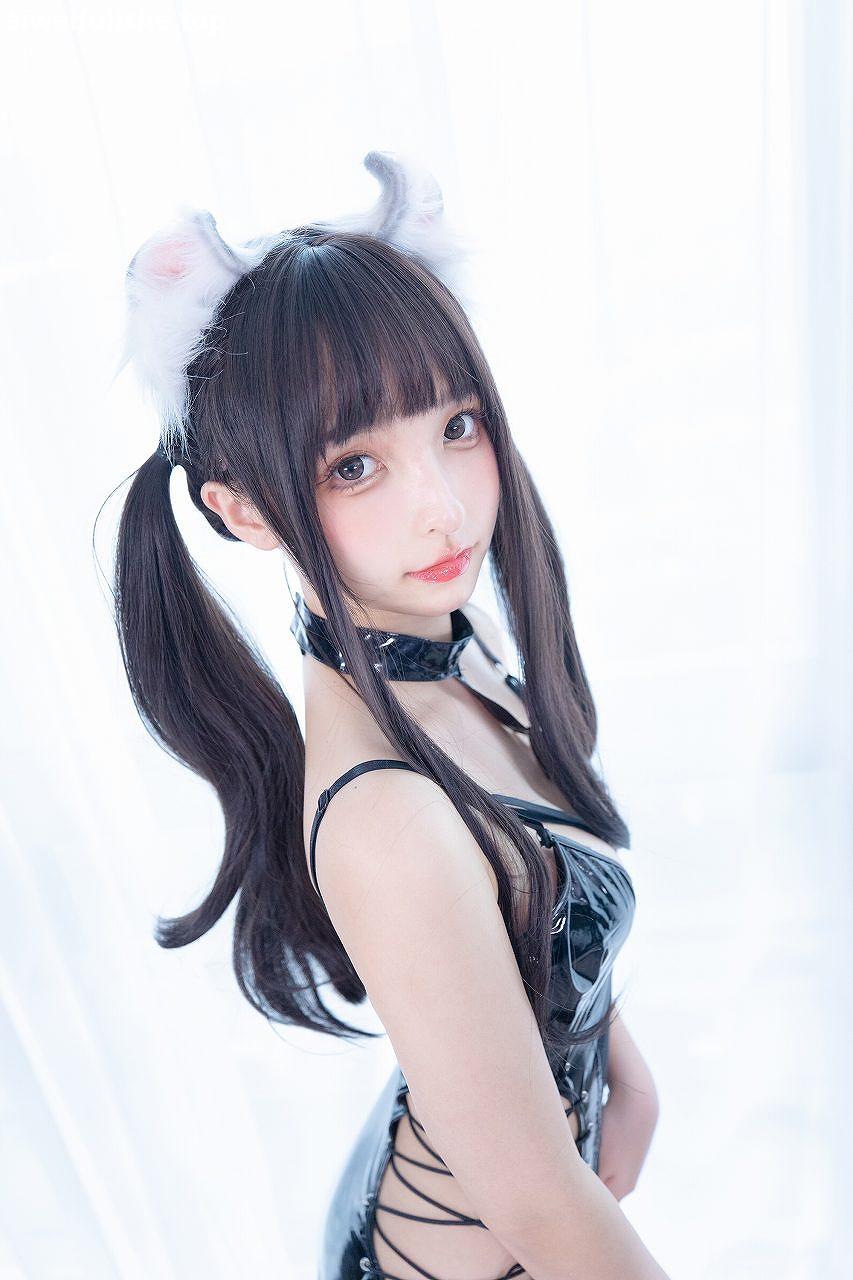 神楽坂真冬-黑 [75P-167MB] cosplay美女-第2张