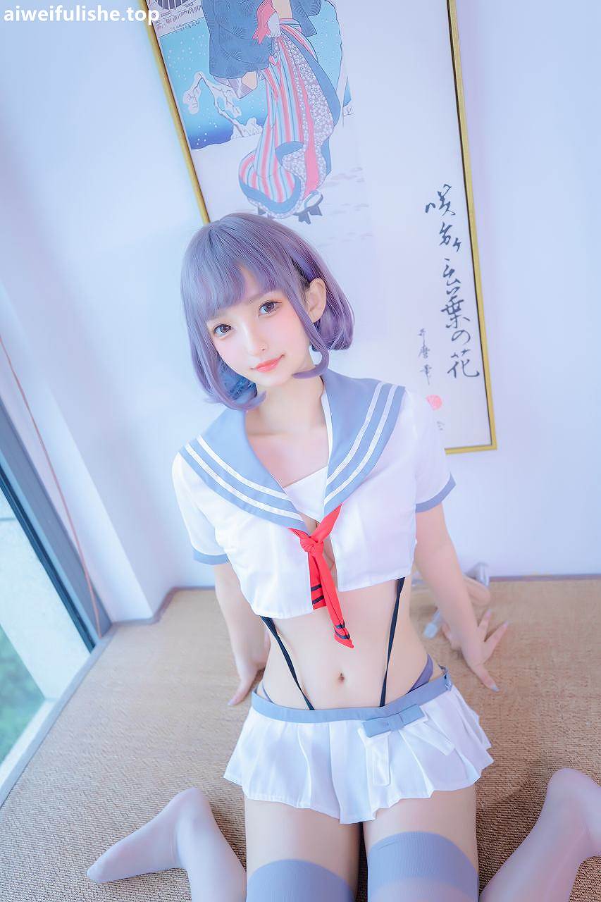 神楽板真冬- 灰丝吊带JK[75p203M] JK制服-第2张