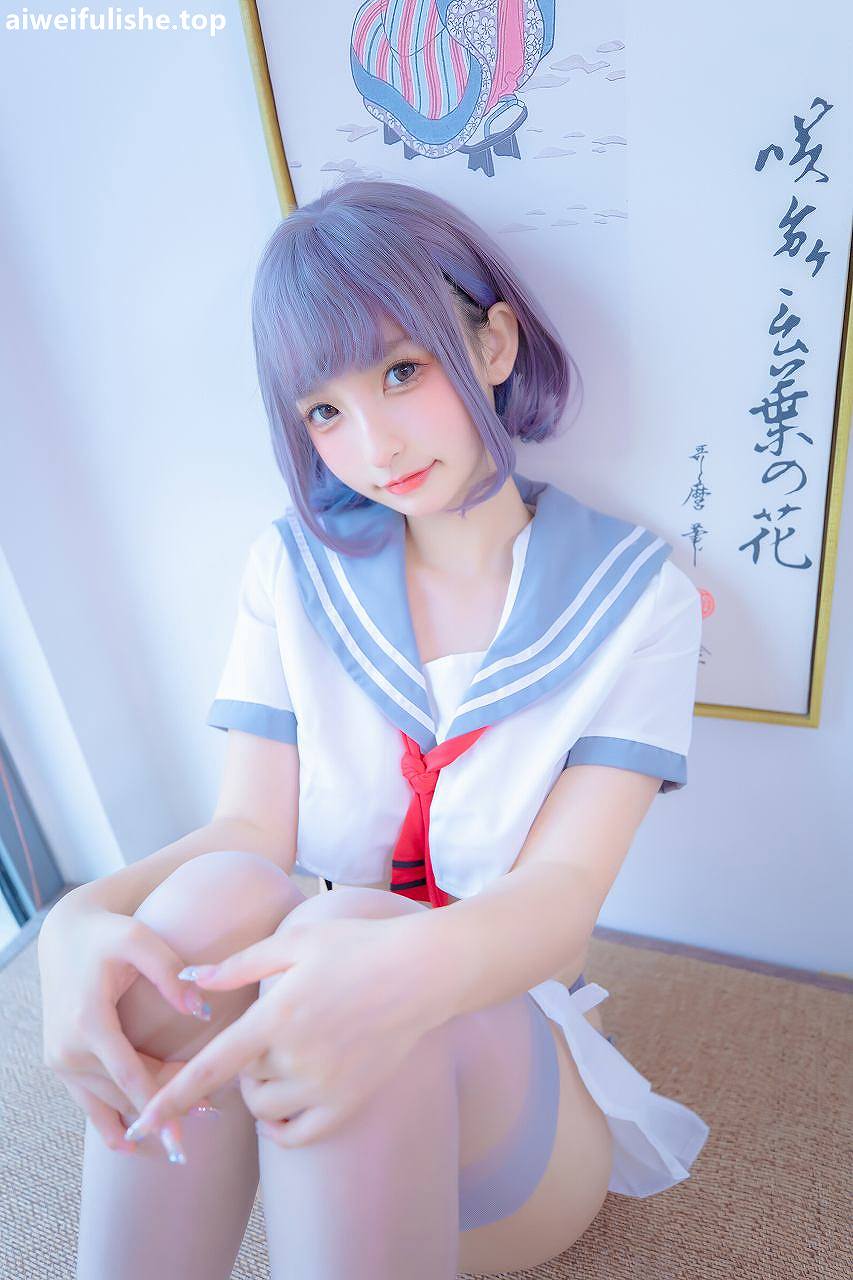 神楽板真冬- 灰丝吊带JK[75p203M] JK制服-第5张