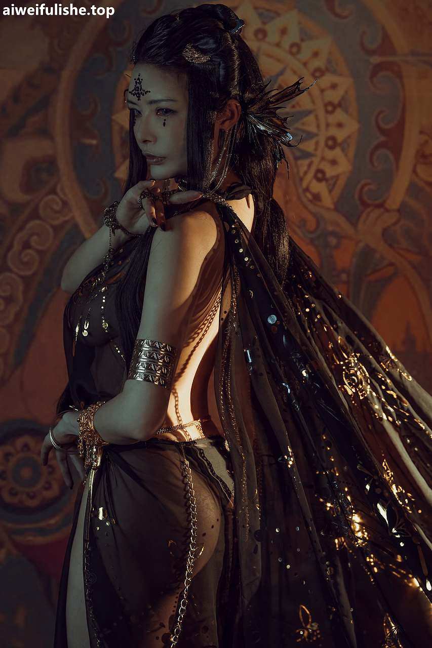 秋和柯基-黑 敦煌 [43P-412MB] cosplay美女-第6张