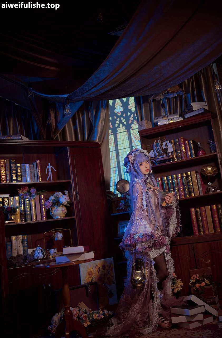 花柒Hana-帕秋莉睡衣 [12P-92MB] cosplay美女-第4张