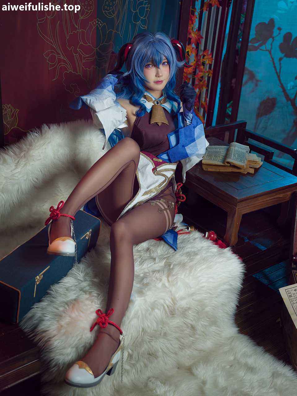 阿包也是兔娘-11月舰长《原神甘雨》[30P-374MB] cosplay美女-第6张