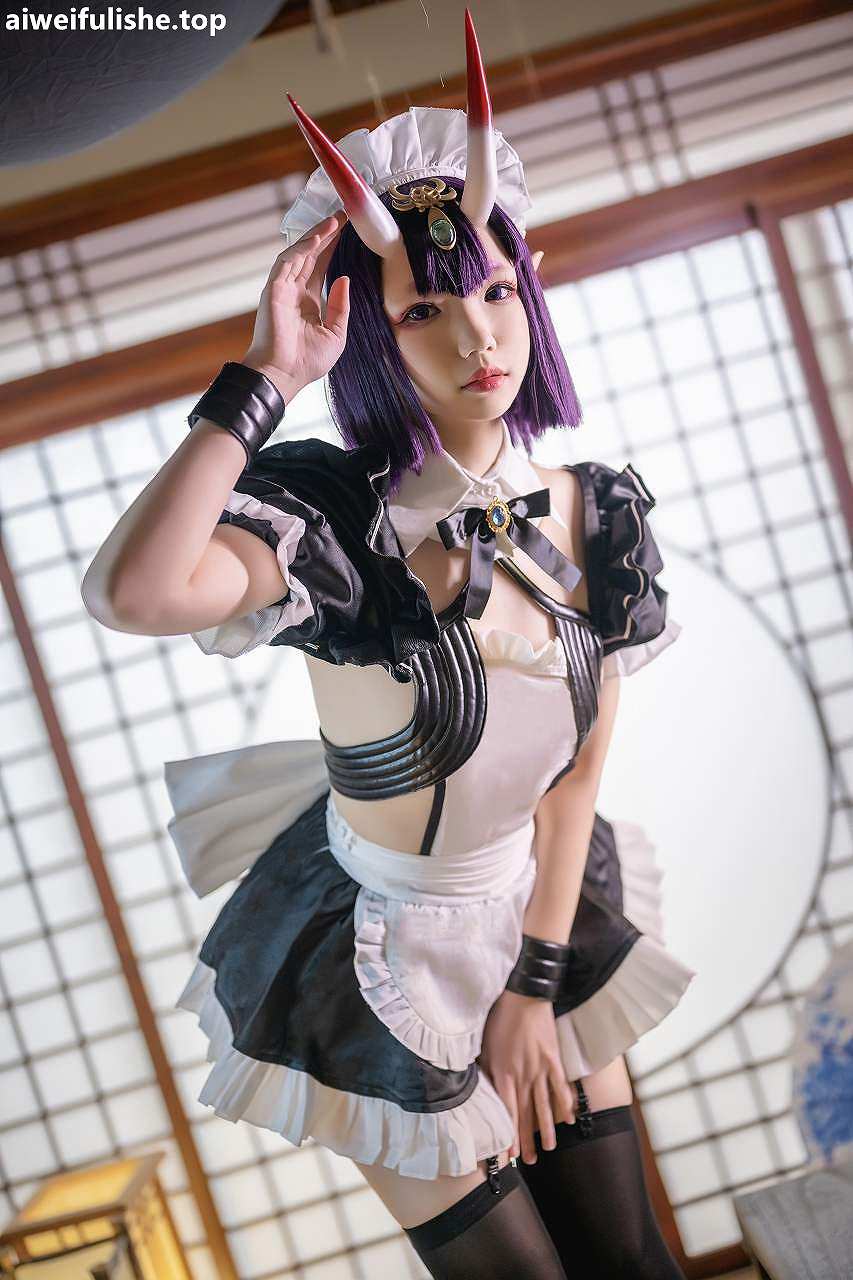 雪晴Astra-酒吞童子女仆 [62P13V-1.44GB] cosplay美女-第7张