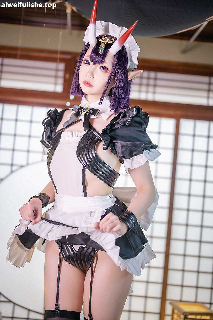 雪晴Astra-酒吞童子女仆 [62P13V-1.44GB] cosplay美女-第6张