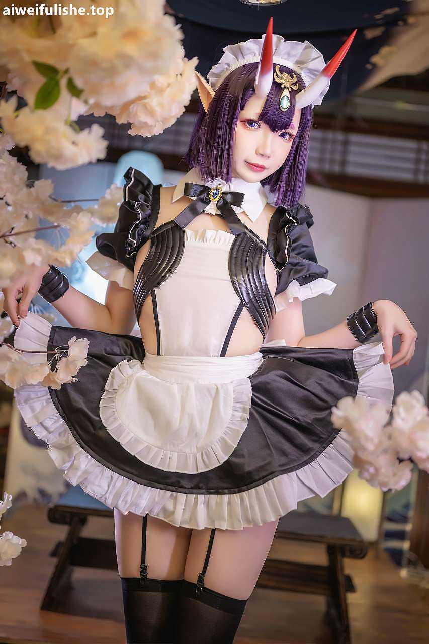 雪晴Astra-酒吞童子女仆 [62P13V-1.44GB] cosplay美女-第6张