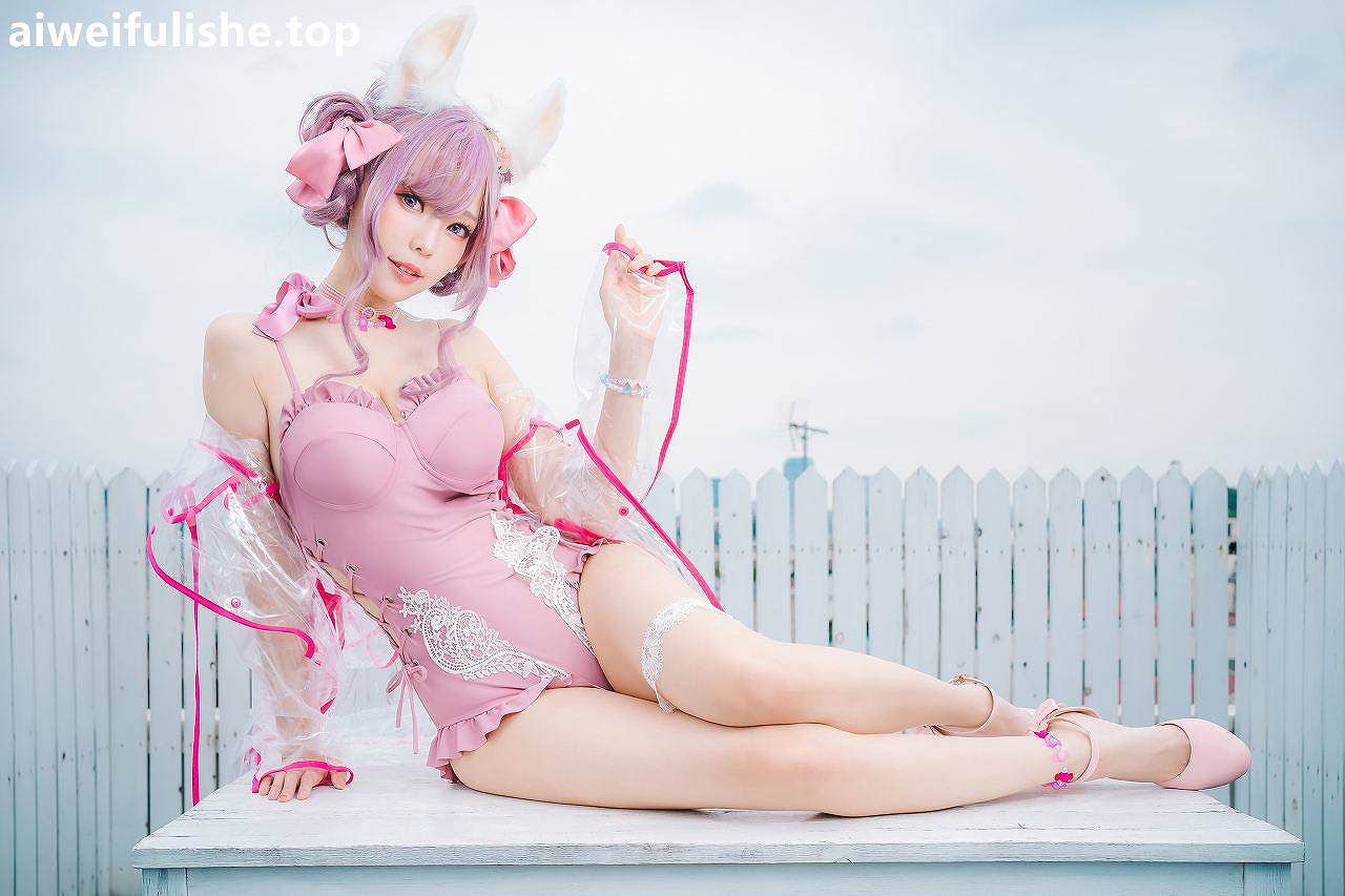 ElyEE子-Fluffy Summer – Original Swimsuit [114P-474MB] cosplay美女-第5张