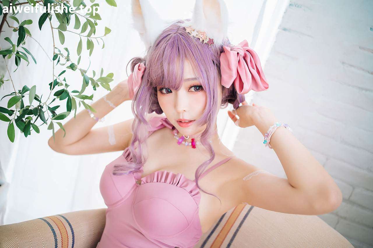 ElyEE子-Fluffy Summer – Original Swimsuit [114P-474MB] cosplay美女-第3张