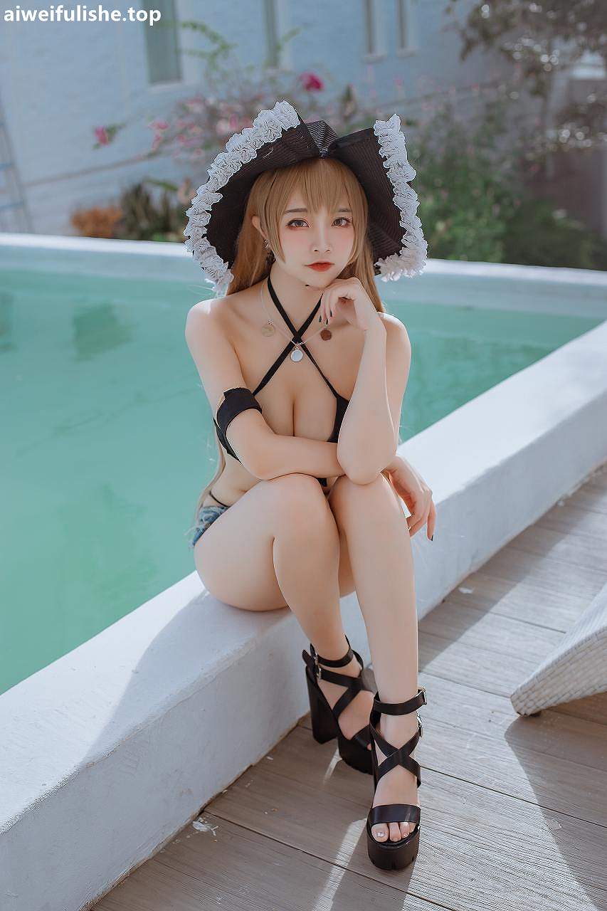 二佐Nisa-碧蓝让巴尔泳装 [20P-144MB] 死库水-第3张