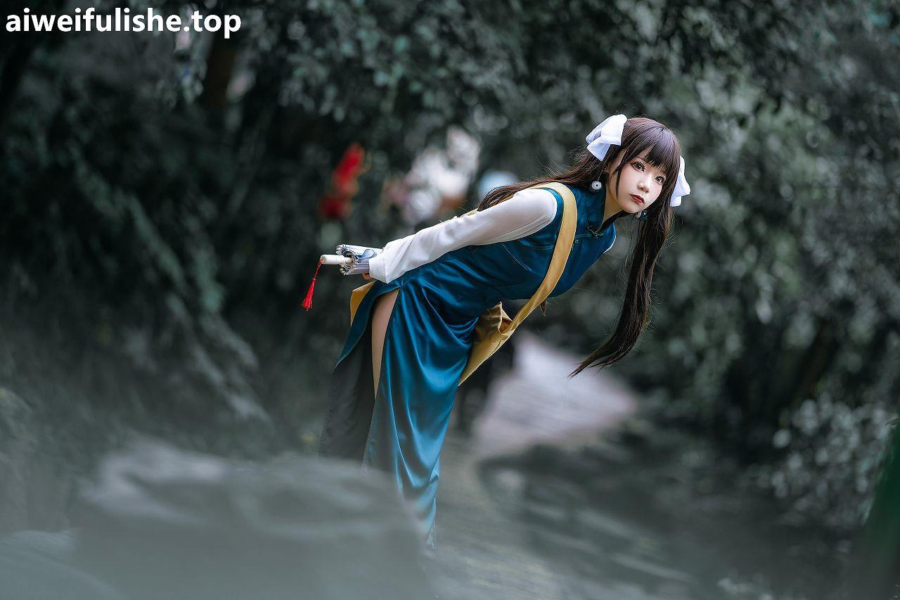 王胖胖u-小道友旗袍[9p150M] cosplay美女-第4张