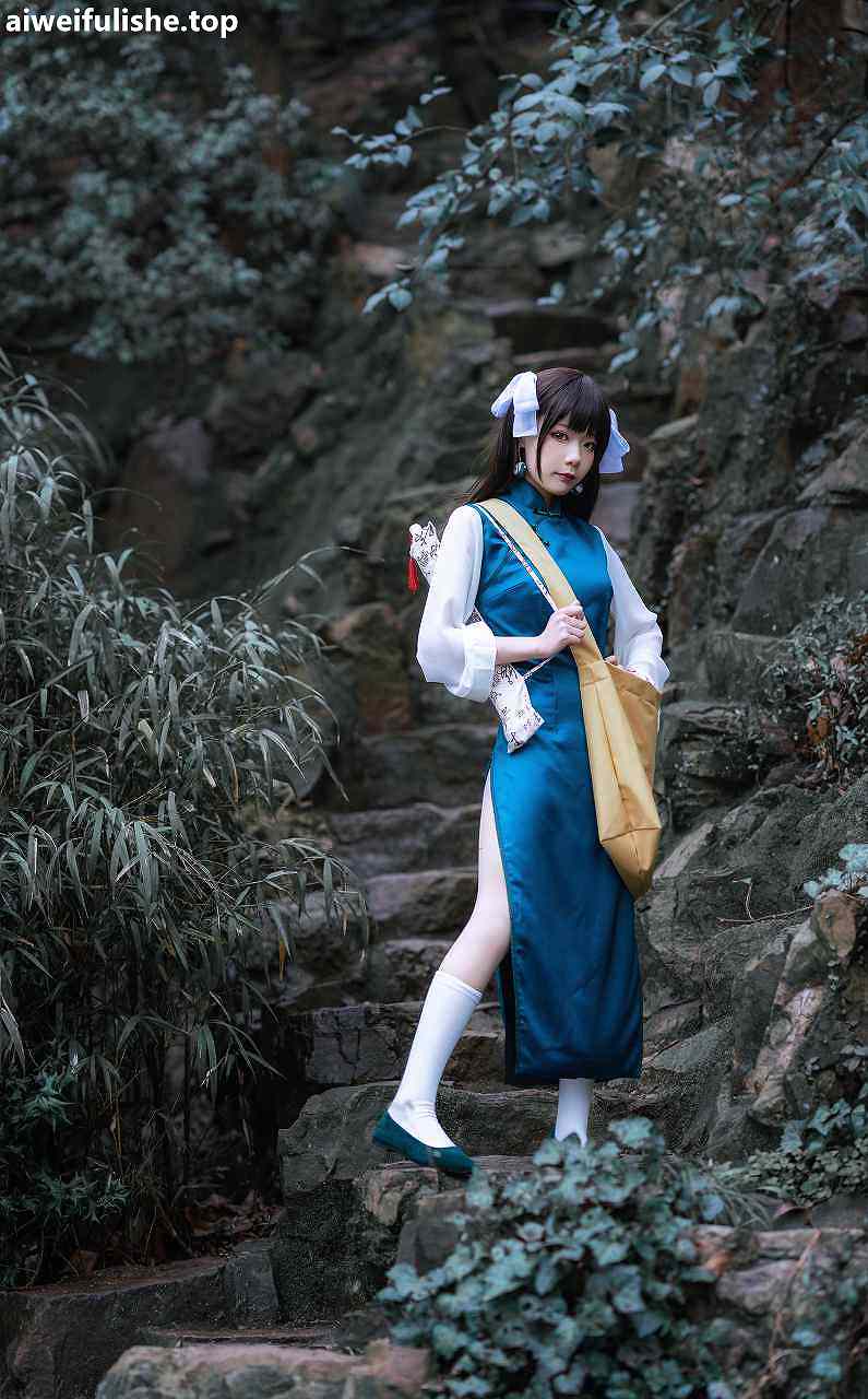 王胖胖u-小道友旗袍[9p150M] cosplay美女-第3张