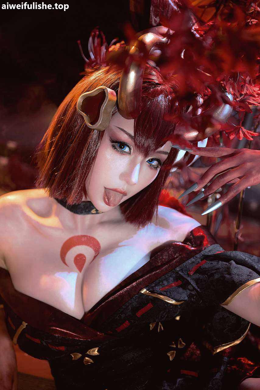 瓦斯塔亚小龙虾-猩红之月伊芙琳 [12P-265MB] cosplay美女-第6张