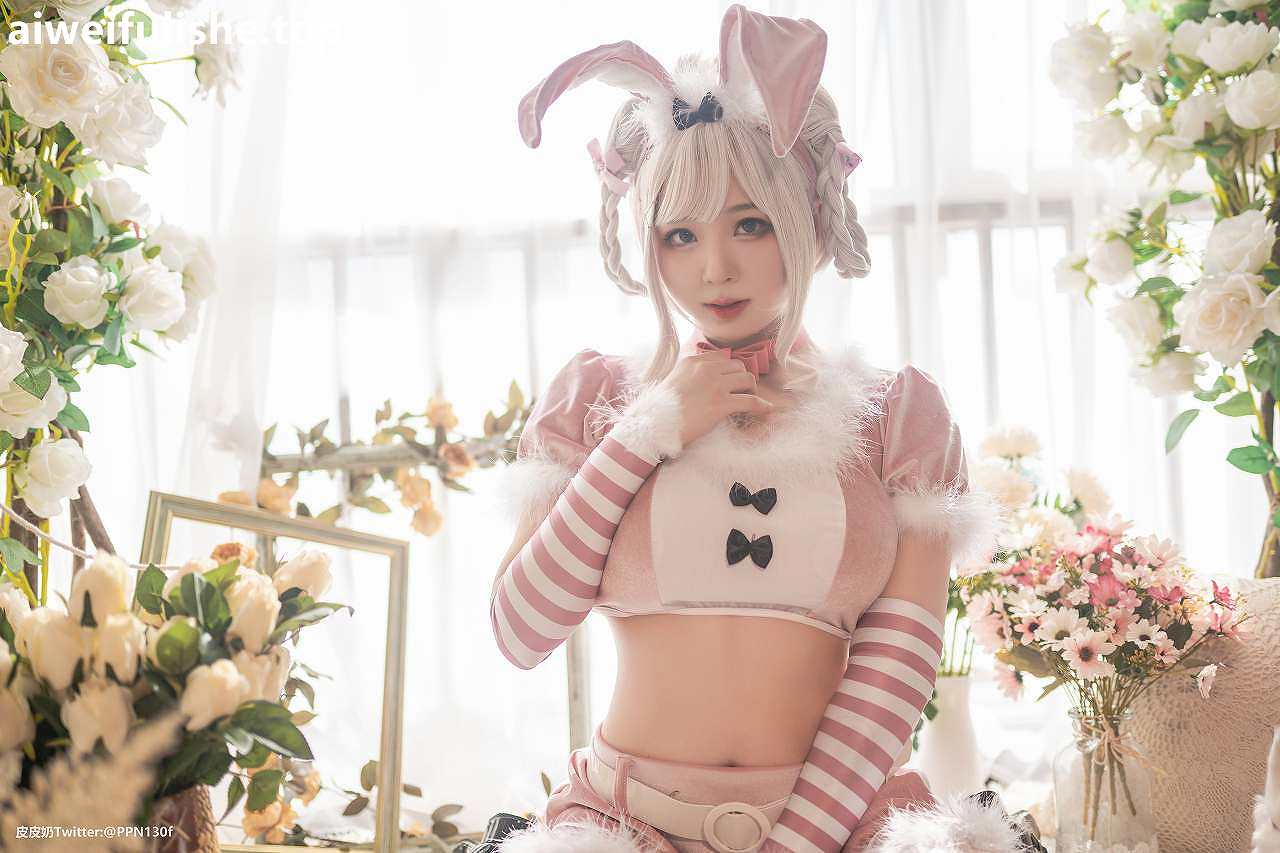 皮皮奶可可爱了啦-Vol.27 粉色兔兔 [71P-1.65GB] cosplay美女-第3张