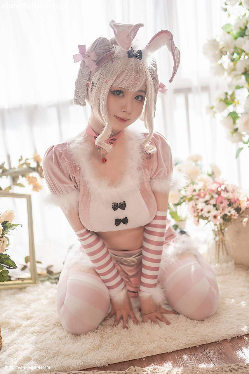 皮皮奶可可爱了啦-Vol.27 粉色兔兔 [71P-1.65GB] cosplay美女-第2张