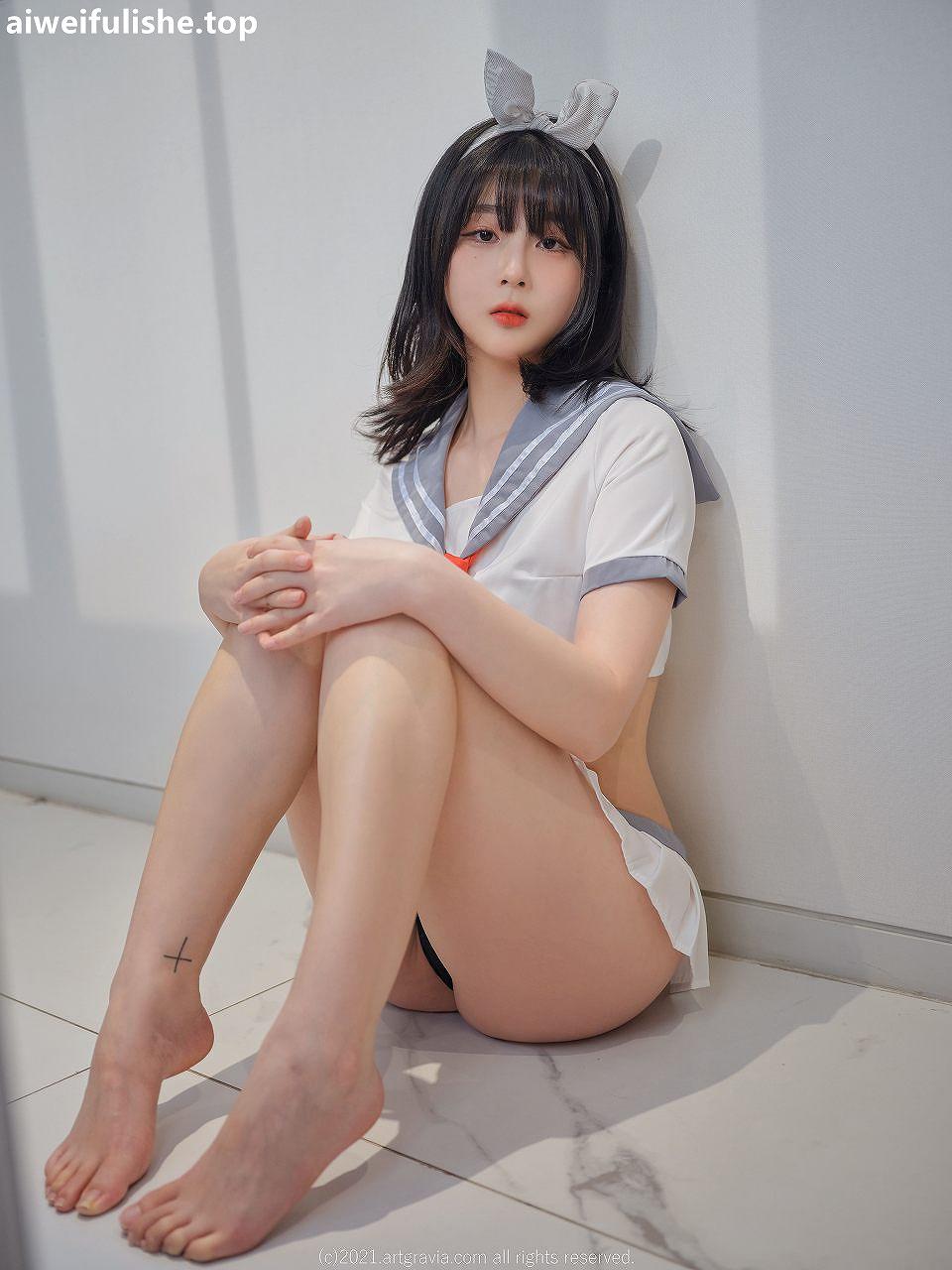 韩国美女장주(Isabella) -ARTGRAVIA_VOL349 丝袜写真-第3张