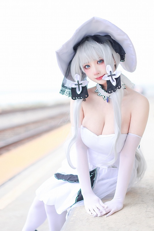 wendydydydy_酱油-HMS Illustrious [9P-24MB] 白丝写真-第3张