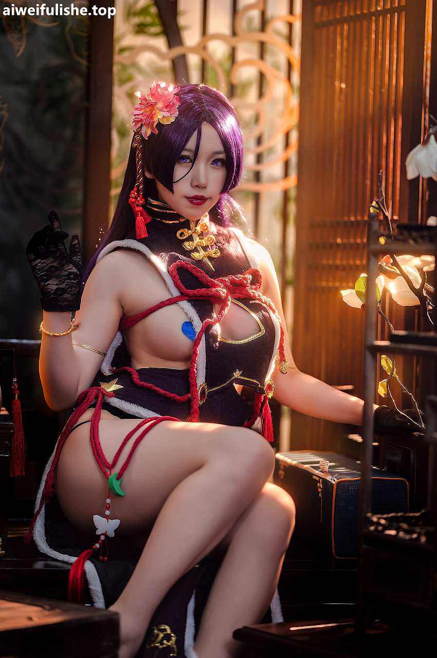 一北亦北-奶光新春旗袍 [42P1V-540MB] cosplay美女-第7张