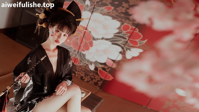 晕崽Zz-小樱花 [55P1V-1.01GB] 和服-第6张