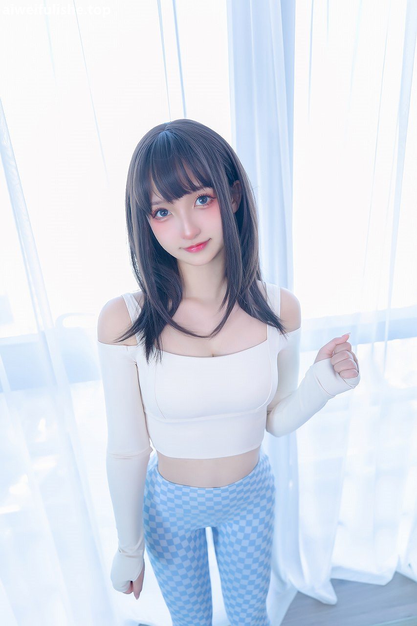 神楽坂真冬-蓝白格 [75P-172MB] 清纯可爱-第6张
