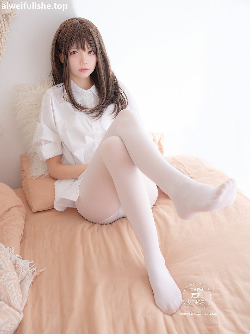 紧急企划-五更百鬼-白丝写真[50p1.39G] 清纯可爱-第4张