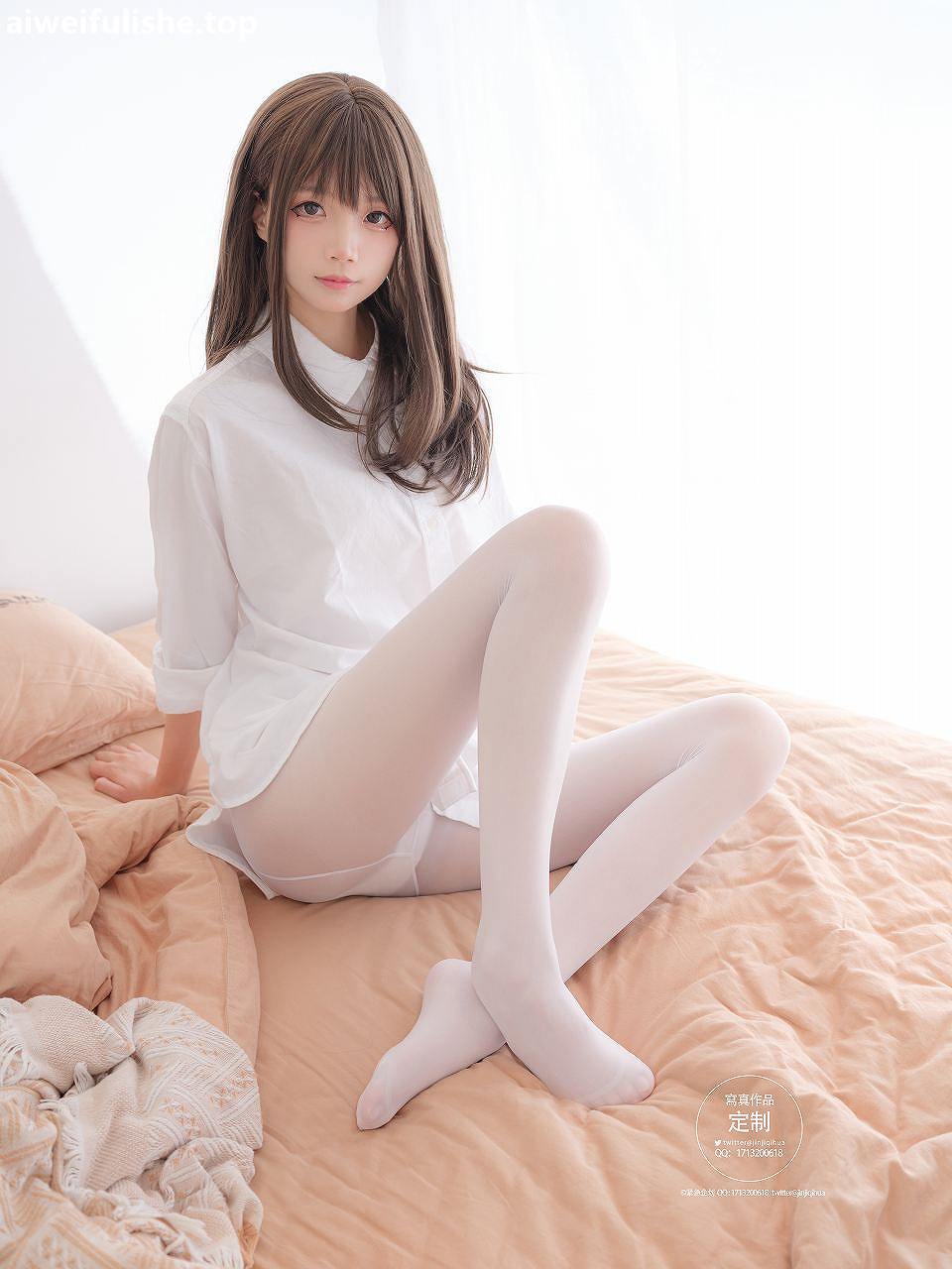 紧急企划-五更百鬼-白丝写真[50p1.39G] 清纯可爱-第3张