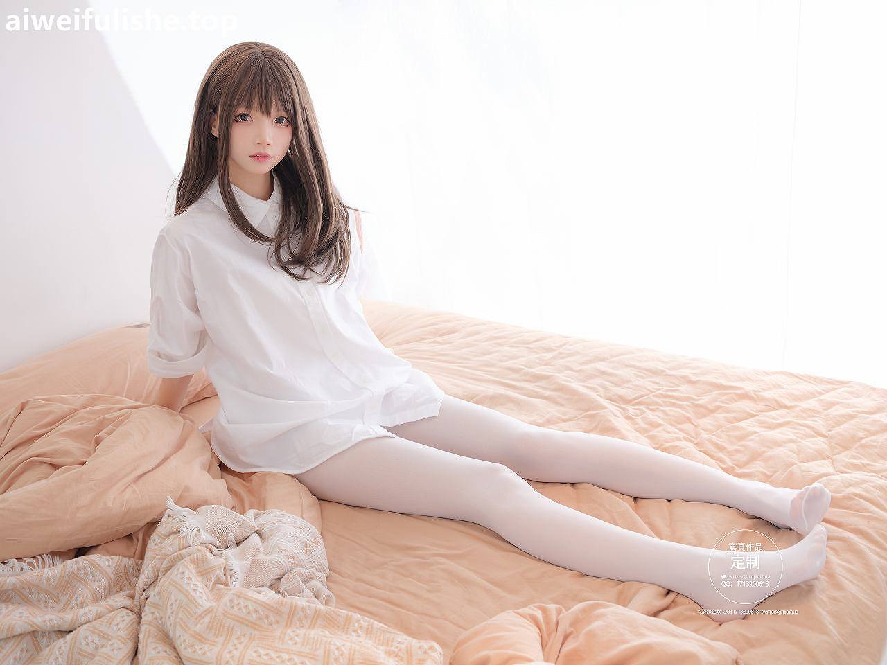 紧急企划-五更百鬼-白丝写真[50p1.39G] 清纯可爱-第2张
