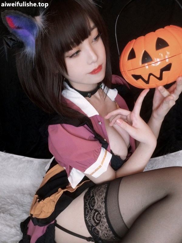 蜜汁猫裘-万圣节[27p231M] cosplay美女-第1张