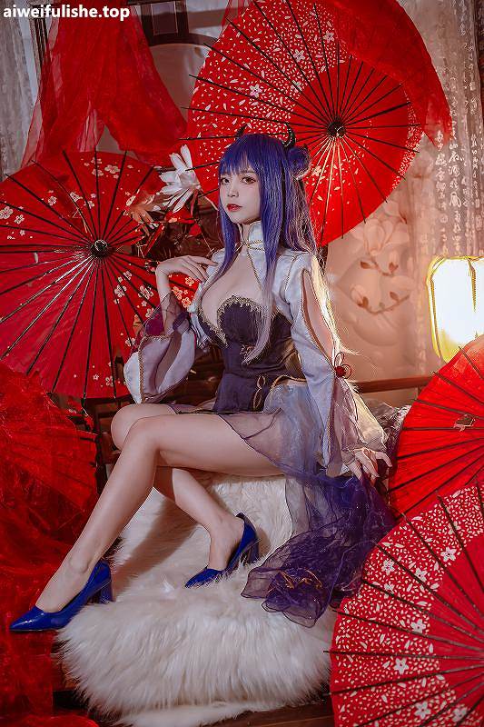 二佐Nisa-碧蓝航线 伊吹旗袍[29p197M] 旗袍-第3张