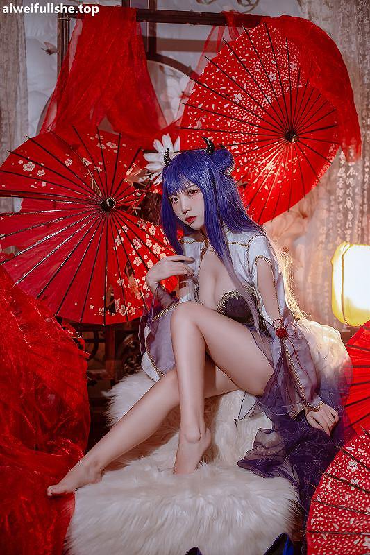 二佐Nisa-碧蓝航线 伊吹旗袍[29p197M] 旗袍-第4张