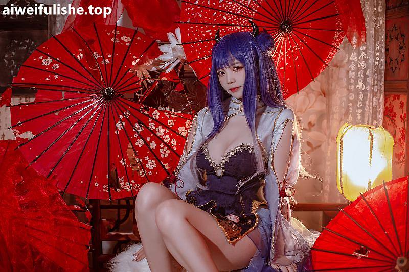 二佐Nisa-碧蓝航线 伊吹旗袍[29p197M] 旗袍-第2张