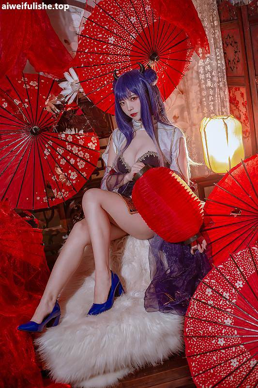 二佐Nisa-碧蓝航线 伊吹旗袍[29p197M] 旗袍-第6张