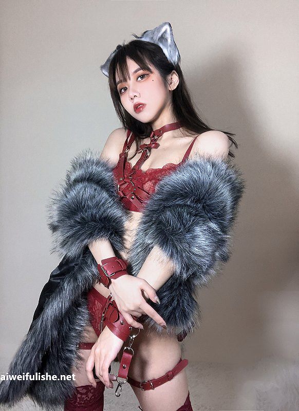 果咩酱w-红太狼[40p179M] cosplay美女-第4张