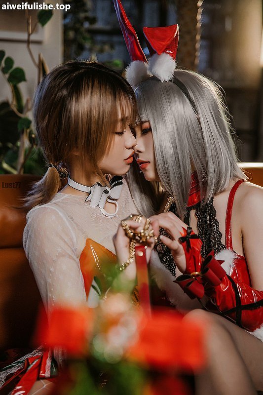 柒柒要乖哦-2021圣诞双兔[23p268M] 兔女郎-第5张