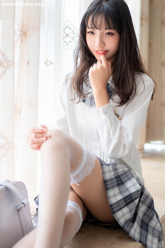 西瓜少女-JK格子裙 [23P-148MB] JK制服-第6张