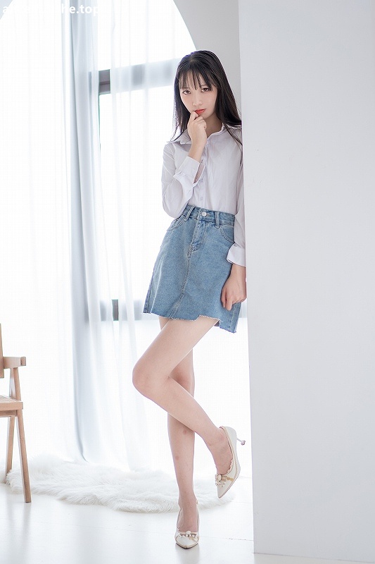 西瓜少女-衬衫牛仔裙 [61P-297MB] 清纯可爱-第5张