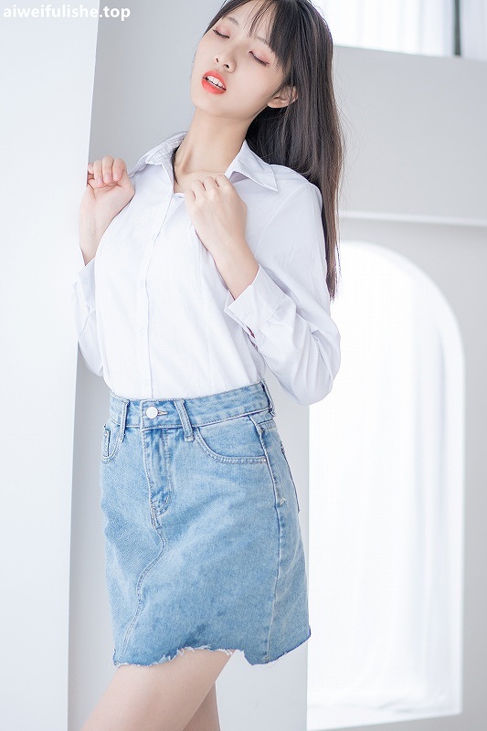 西瓜少女-衬衫牛仔裙 [61P-297MB] 清纯可爱-第2张