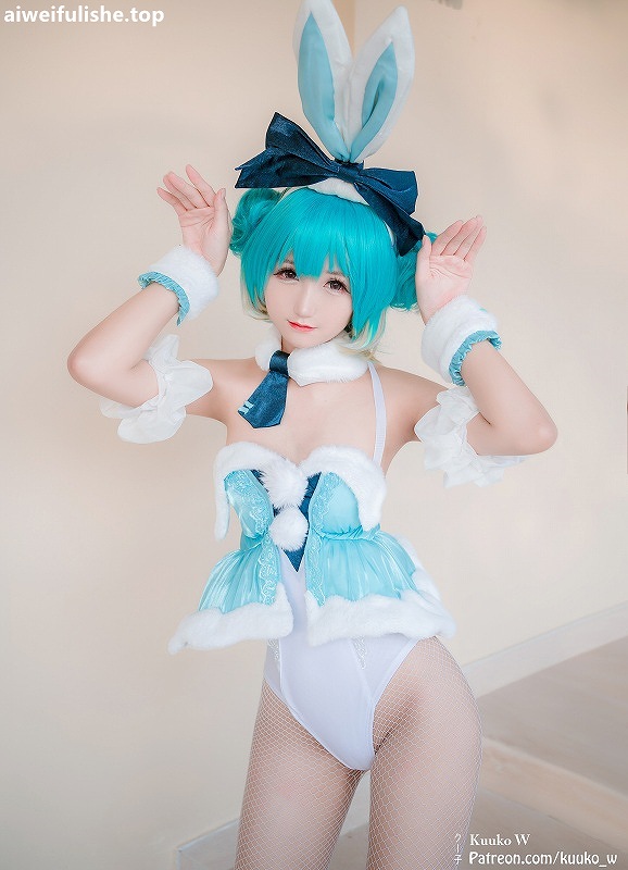 Kuuko W-Miku Bunny [46P-362MB] 兔女郎-第3张