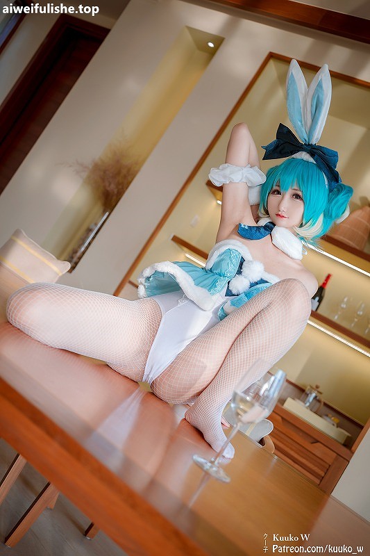 Kuuko W-Miku Bunny [46P-362MB] 兔女郎-第6张