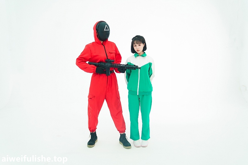 星澜是澜澜叫澜妹呀&晕崽Zz 鱿鱼游戏X碰糖游戏 [54P1V-856MB] cosplay美女-第6张